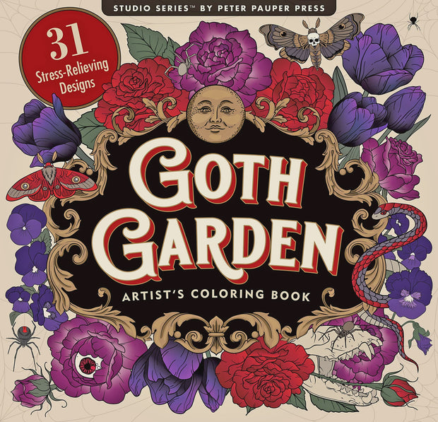 Colouring Book -  Goth Garden