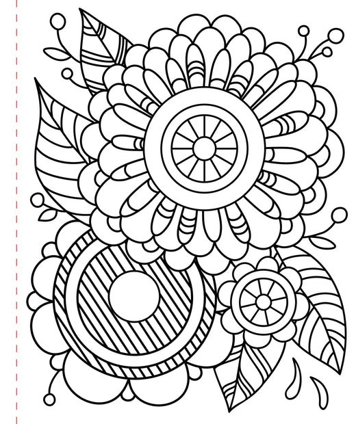 Large Print Coloring Book - Mindfulness