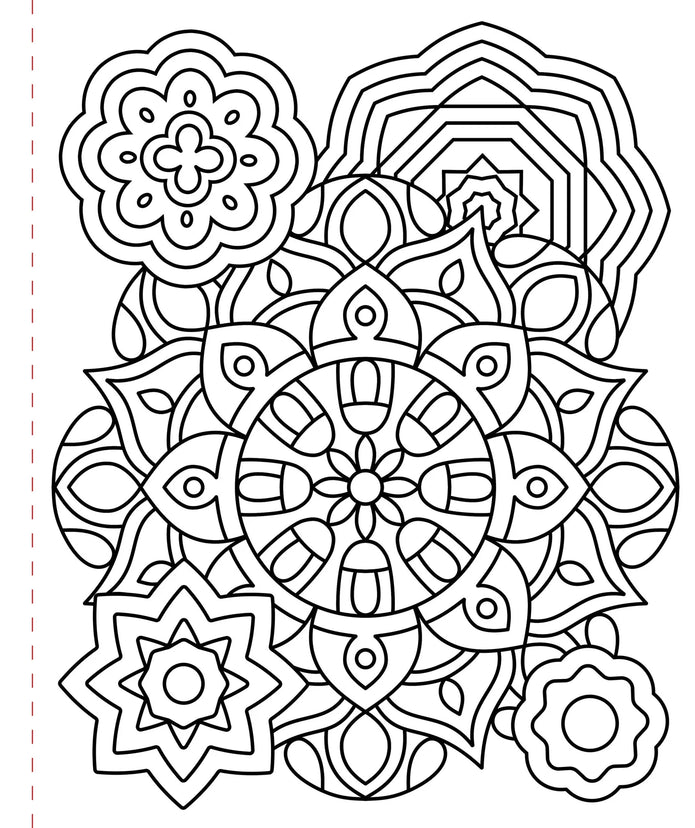 Large Print Coloring Book - Mindfulness