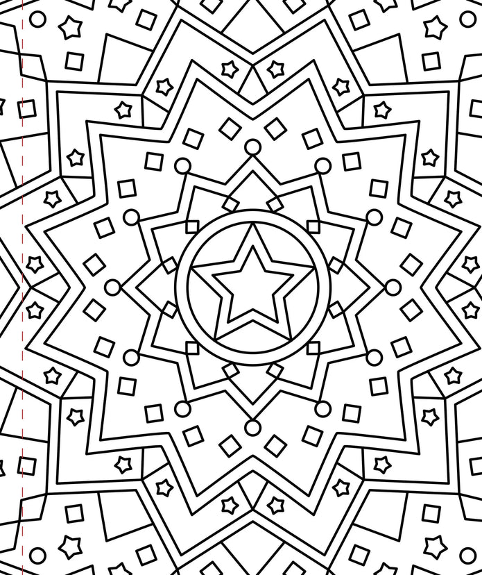 Large Print Coloring Book - Mindfulness