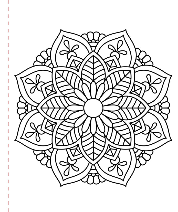 Large Print Coloring Book - Mindfulness
