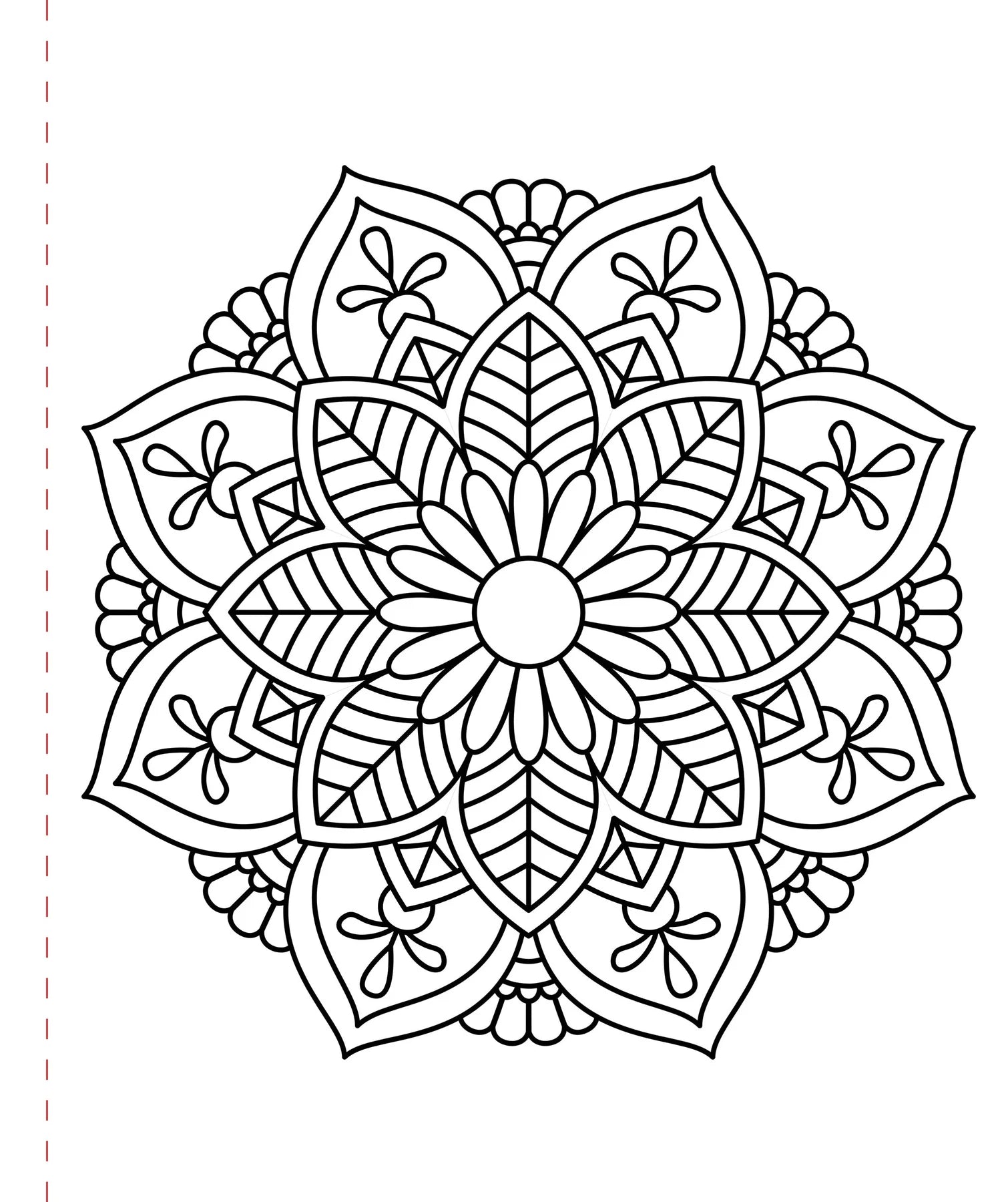 Large Print Coloring Book - Mindfulness