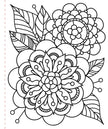 Large Print Coloring Book - Mindfulness
