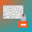 Pocket Reusable Colouring In Set - CELEBRATE!