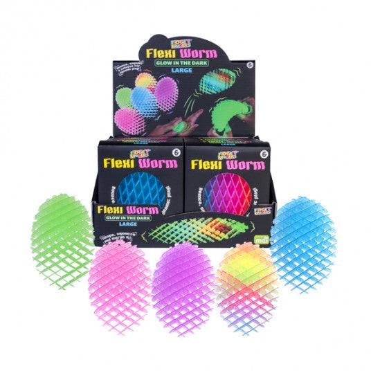 Glow in the Dark Large Flexi Worm - Sensory Kingdom