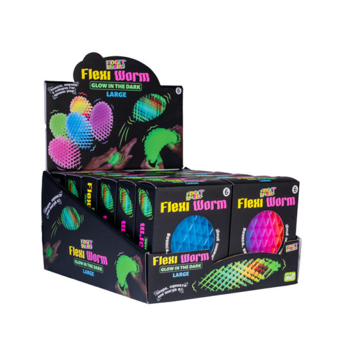 Glow in the Dark Large Flexi Worm - Sensory Kingdom