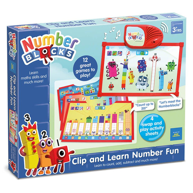NUMBERBLOCKS CLIP & LEARN NUMBER FUN - Sensory Kingdom