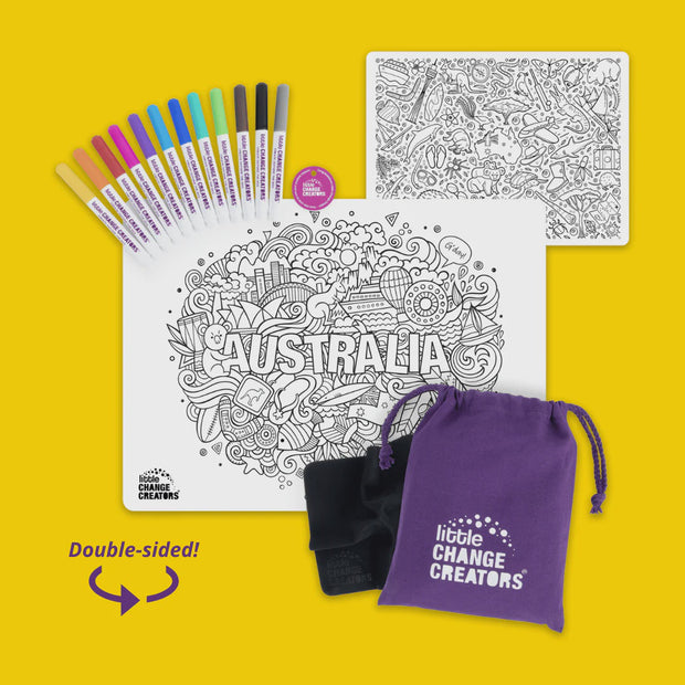 Re-FUN-able™ Colouring Set - AUSTRALIA