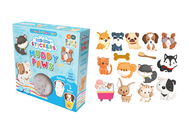 Colour Changing Bath Stickers - Sensory Kingdom
