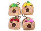 KEY CHAIN PURSE – CAPYBARA PLUSH FRUIT