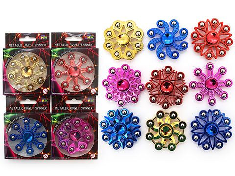 Metallic Finish Fidget Spinner - Sensory Kingdom
