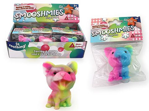 TABA SO SQUISH – RAINBOW DOG – 7.5cm
