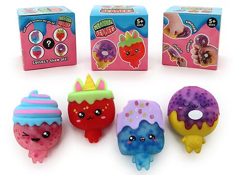 SQUISHY WATER ICE CREAM BEADEEZ 8-10 cm