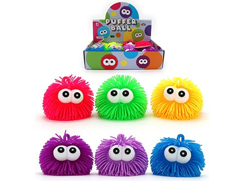 Puffer Ball W/Big Eyes - 10cm - Sensory Kingdom