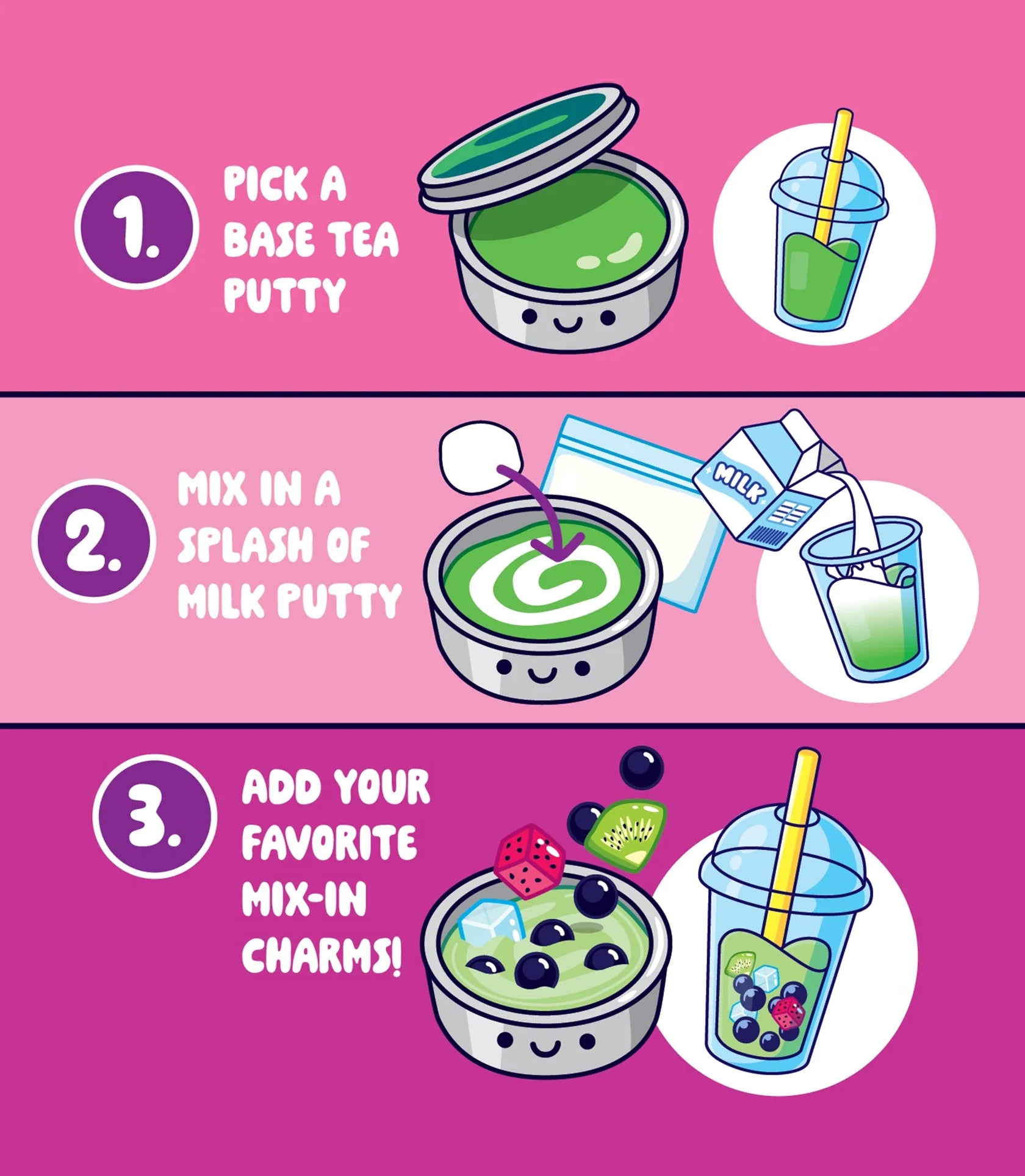 Aaron’s Putty - Mixed by Me® Boba Thinking Putty® Kit