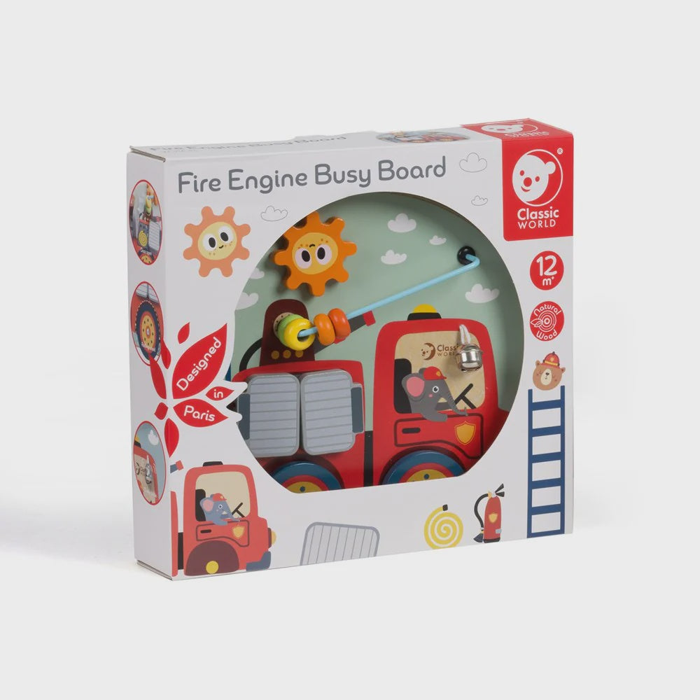 Classic World - Busy Board - Fire Engine
