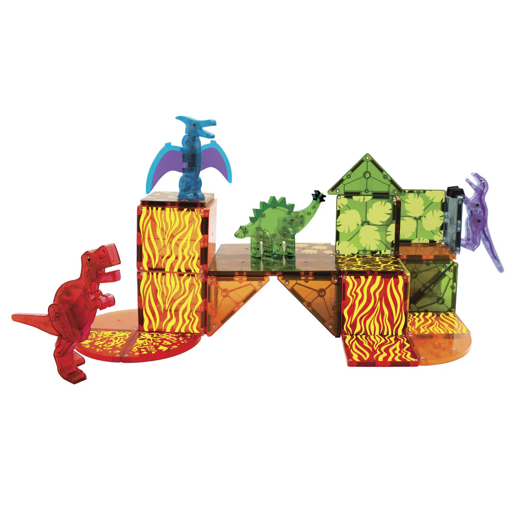 MAGNA-TILES - Dino World - 40 Piece Set