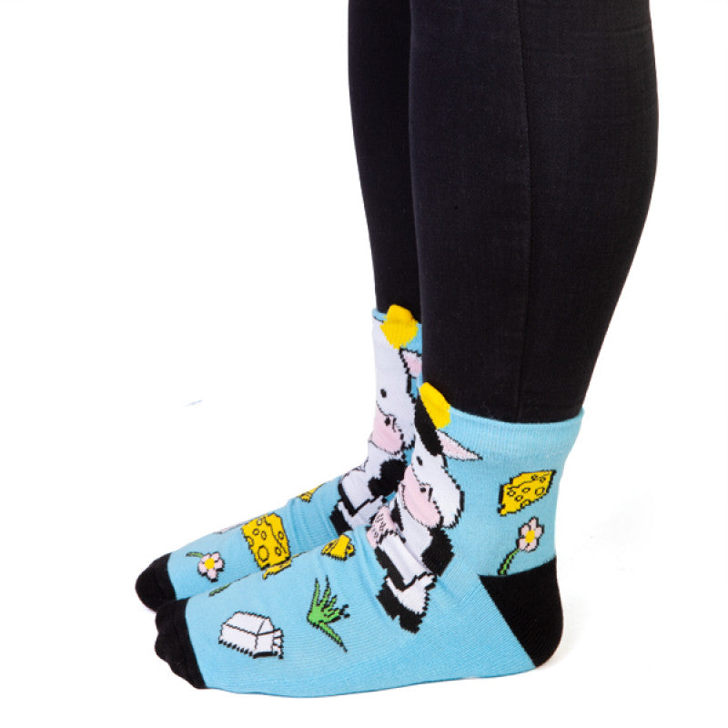 Feet Speak Socks - Cow