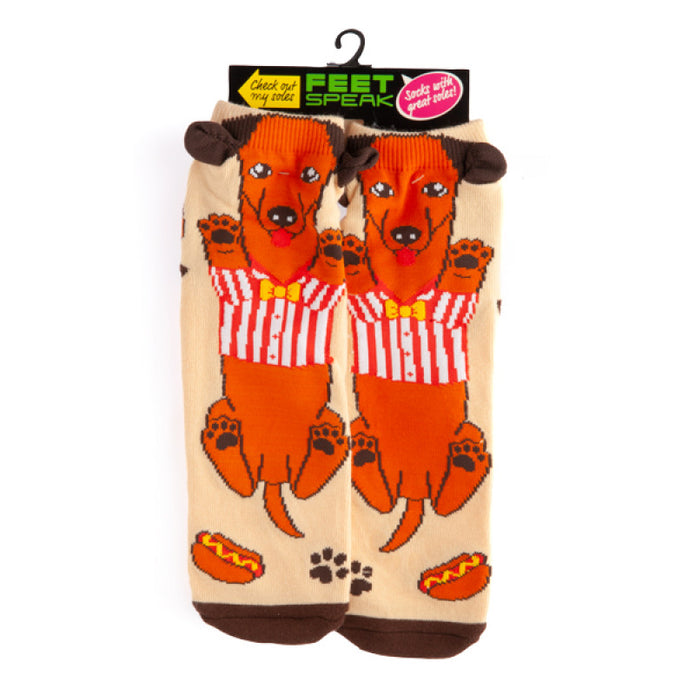 Feet Speak Socks - Dachshund