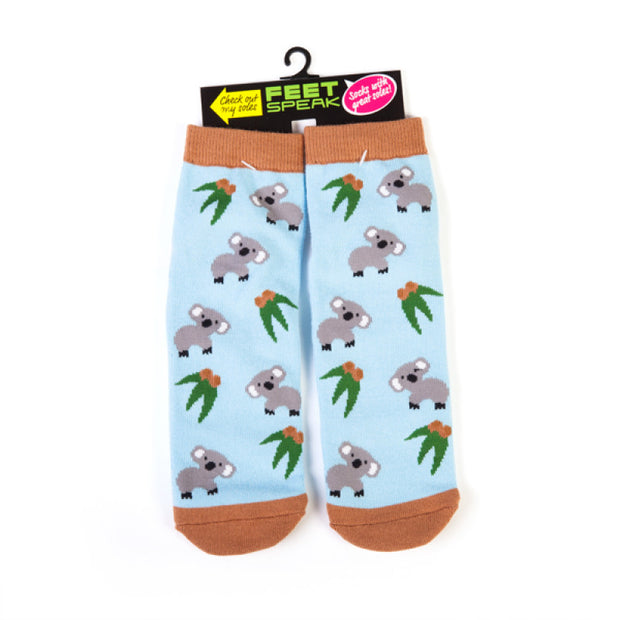 Feet Speak Socks - Koala