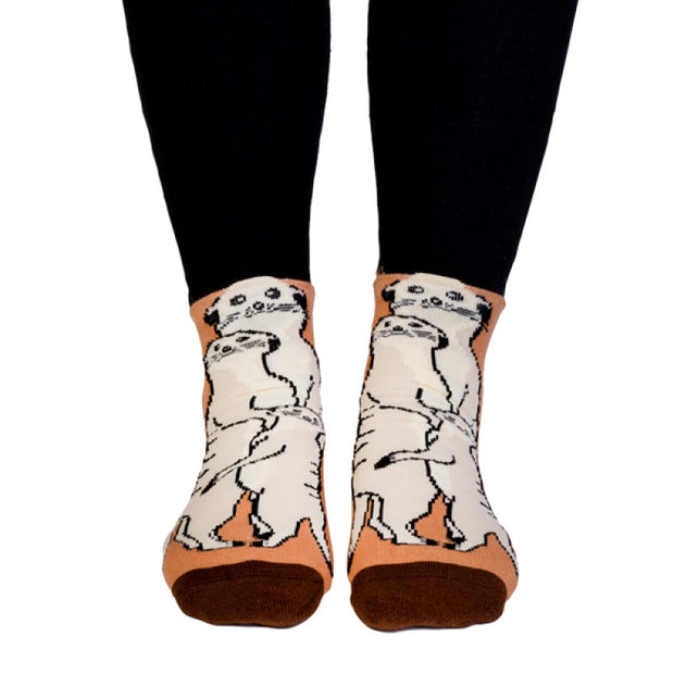 Meerkat Feet Speak Socks