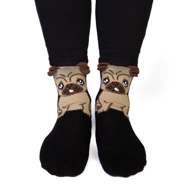 Pug Feet Speak Socks