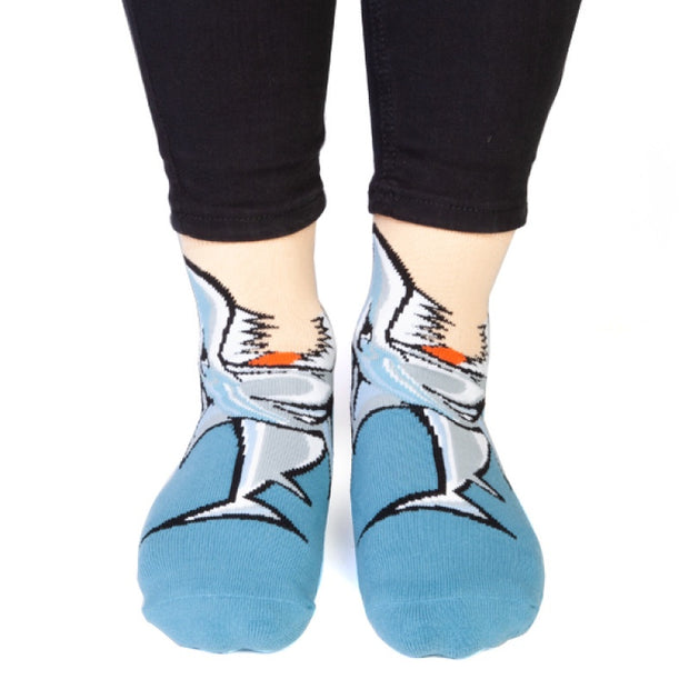 Shark Feet Speak Socks