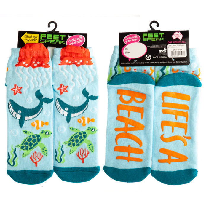 Feet Speak Socks - Sea Animals