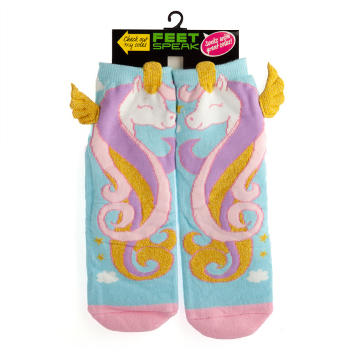 Feet Speak Socks - Unicorn Princess