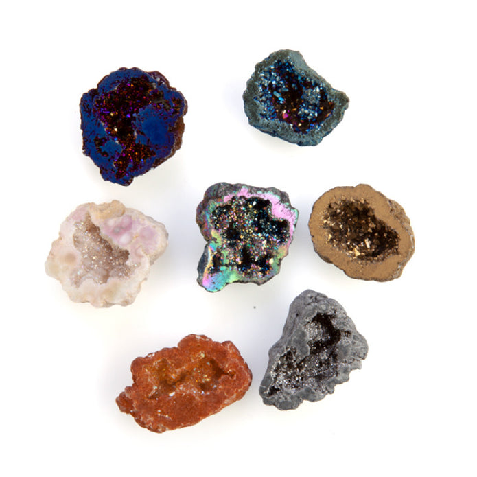 Gemstone Mini Aura Geode - Sensory Kingdom