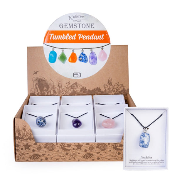 Tumbled Gemstone Pendant - Sensory Kingdom