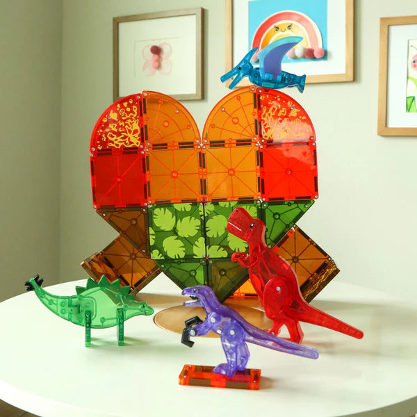 MAGNA-TILES - Dino World - 40 Piece Set