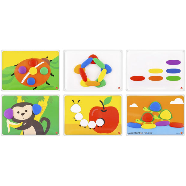 Junior Rainbow Pebbles Set (with cards)