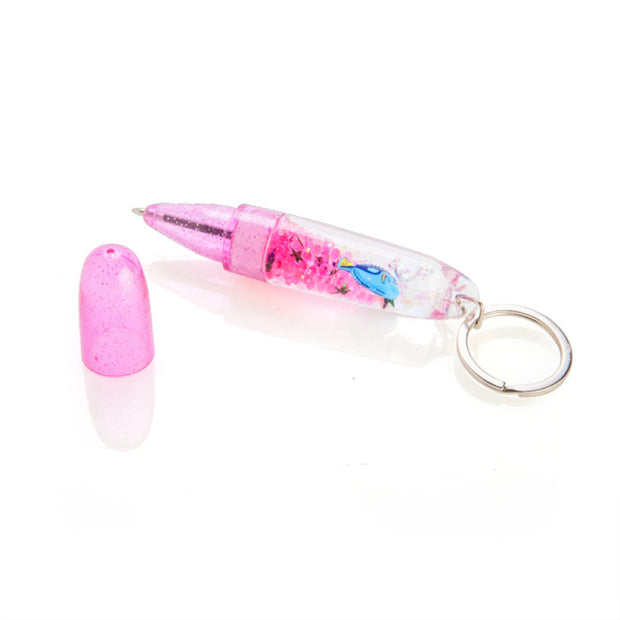 Sea Animal Glitter Pen Keychain - Sensory Kingdom