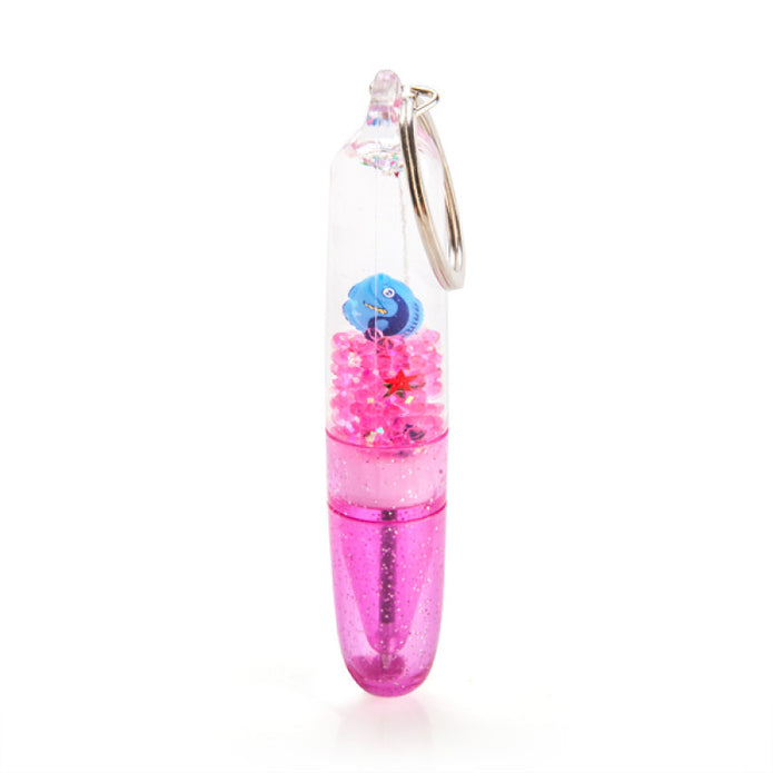 Sea Animal Glitter Pen Keychain - Sensory Kingdom