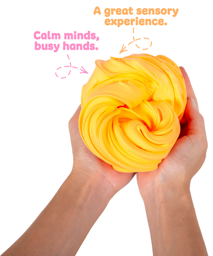 Sensory Dough 250g - Fluoro Orange