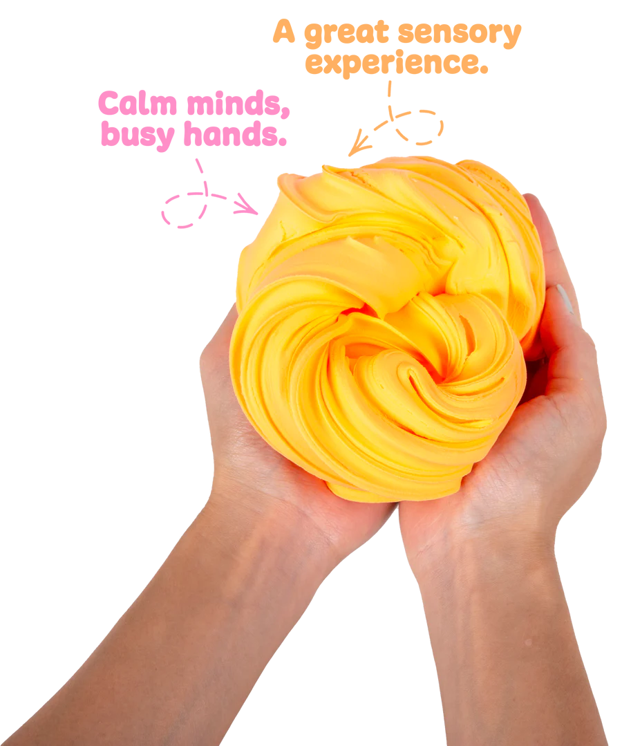 Sensory Dough 250g - Fluoro Orange