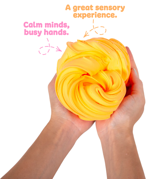 Sensory Dough 250g - Fluoro Orange
