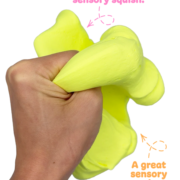 Sensory Dough 250g - Fluoro Yellow