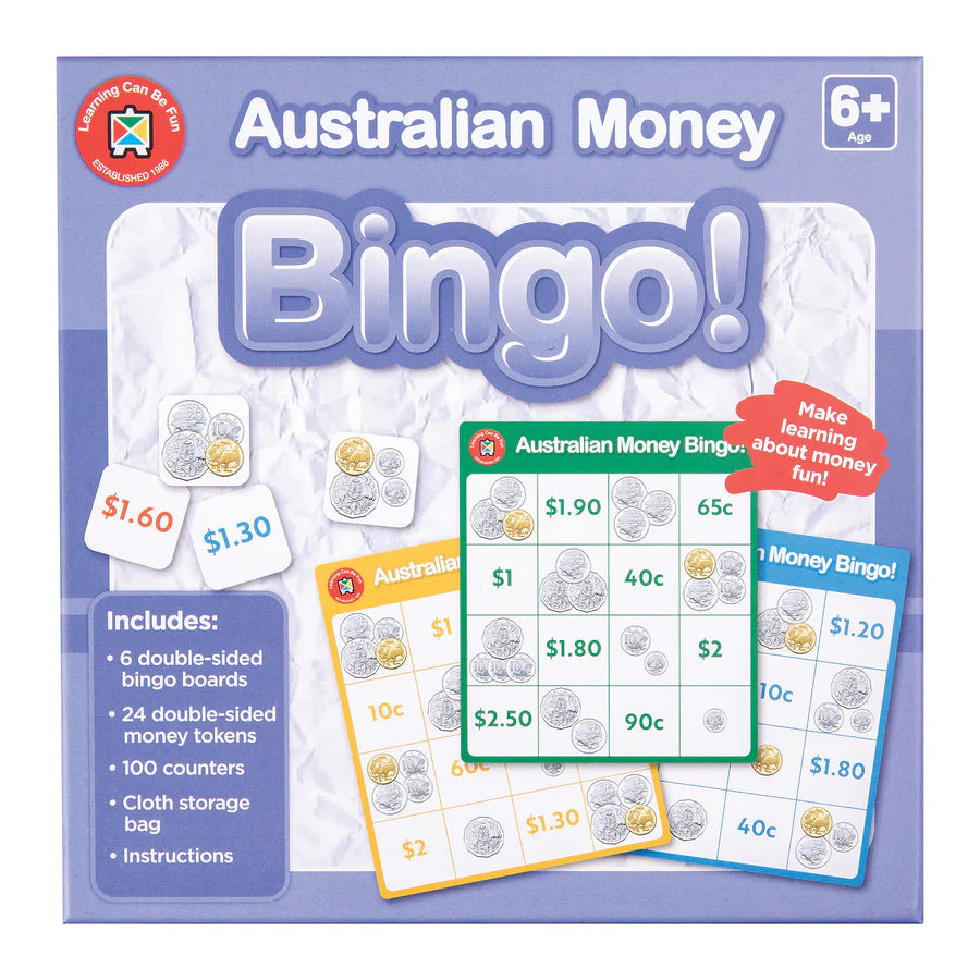 Australian Money Bingo