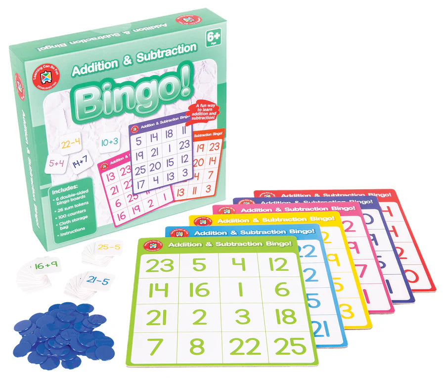 Addition & Subtraction Bingo