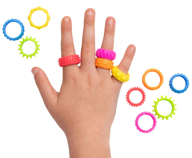 Textured Fidget Rings Set