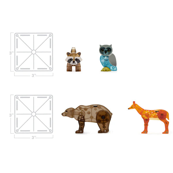 MAGNA-TILES - Forest Animals - 25 Piece Set
