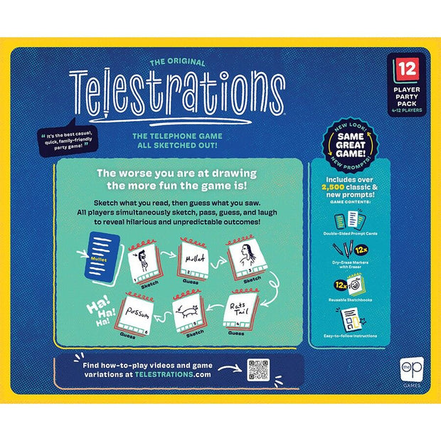 TELESTRATIONS 12 PLAYER PARTY PACK