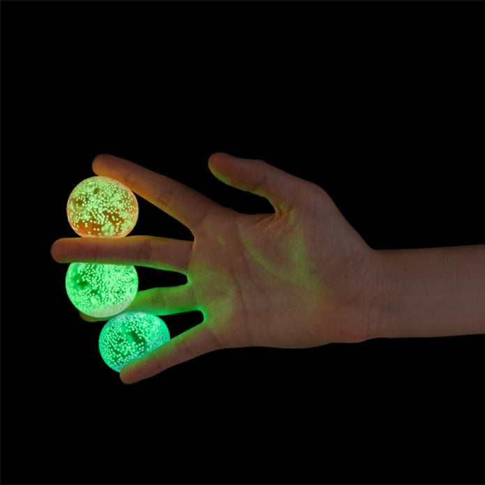 Smoosho's Super Squeeze Glow in the Dark Mini Balls Set of 3 - Sensory Kingdom