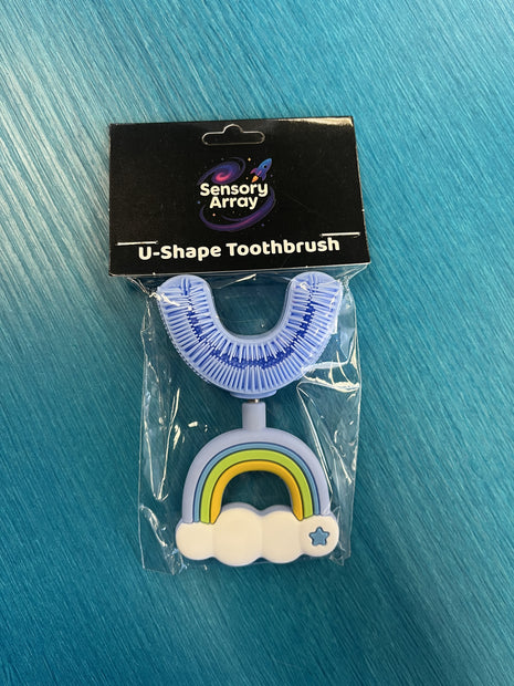 U Shaped Toothbrush - Large Rainbow
