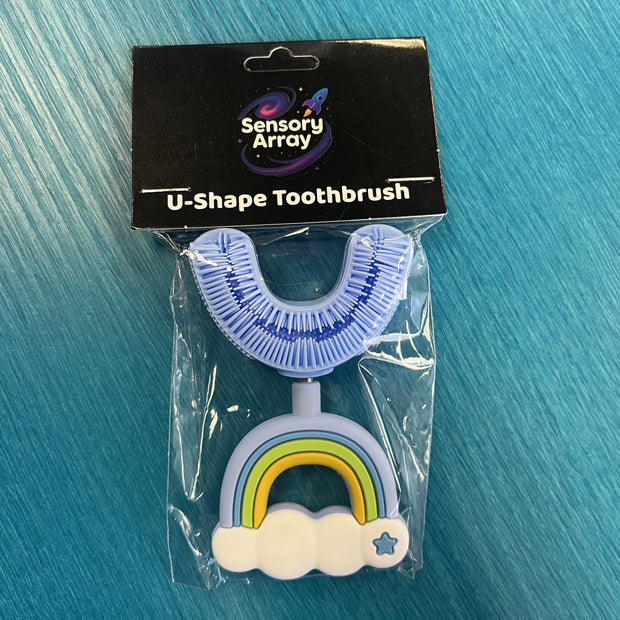 U Shaped Toothbrush - Large Rainbow