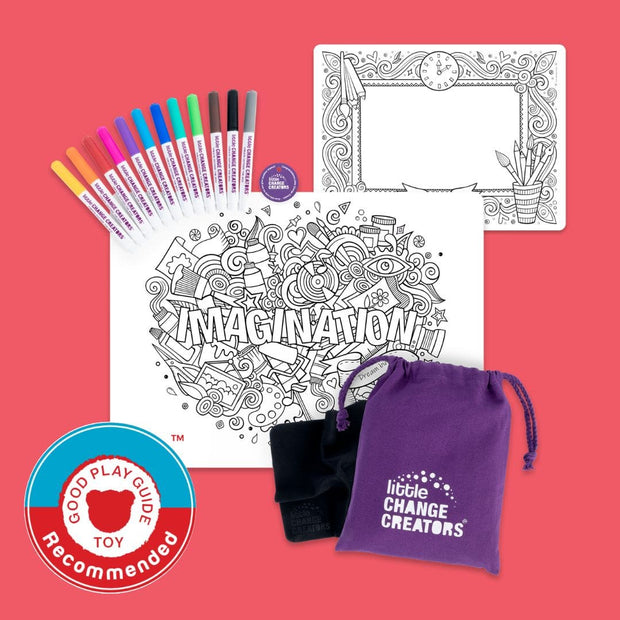 Re-FUN-able™ Silicone Drawing Mat - IMAGINATION