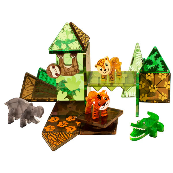 MAGNA-TILES - Jungle Animals - 25 Piece Set