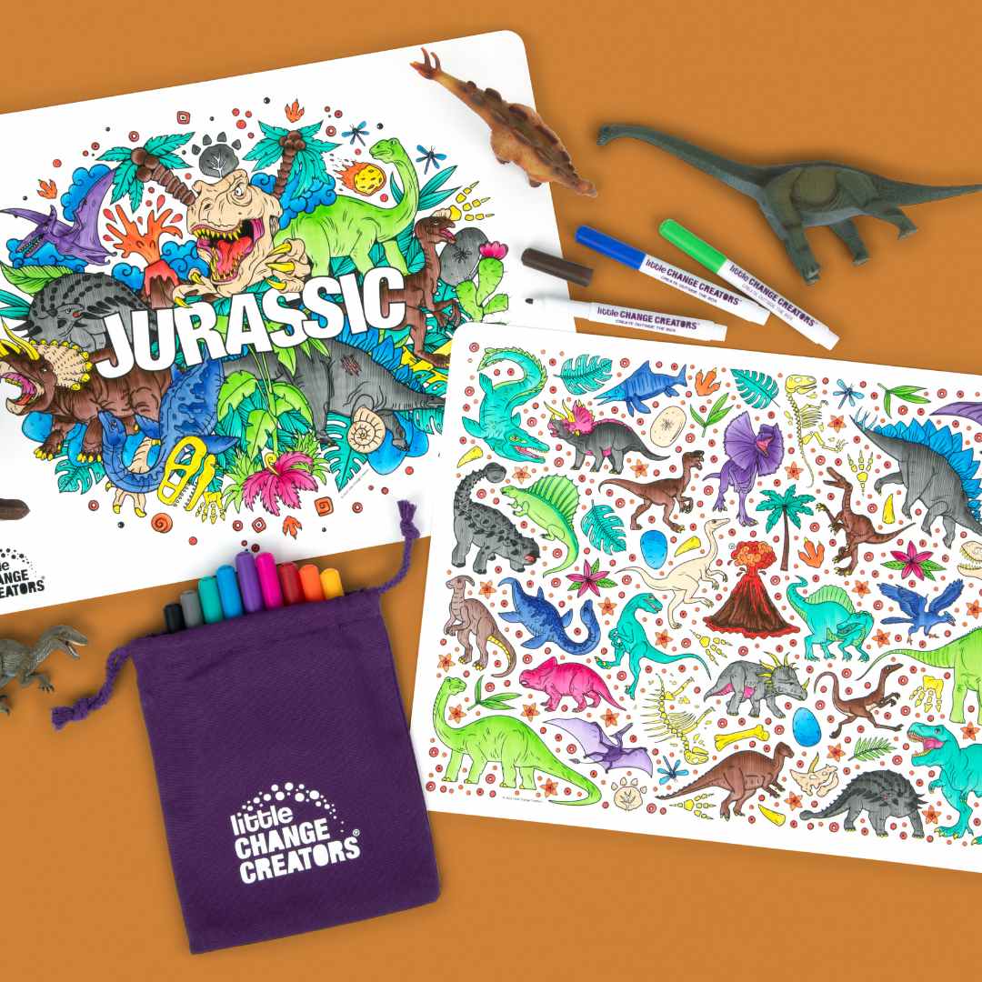 Re-FUN-able™ Colouring Set - JURASSIC